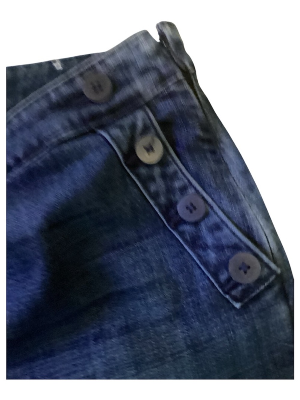 Talbots Dark Blue Wide Leg Jeans - 16 - Picture 5 of 12